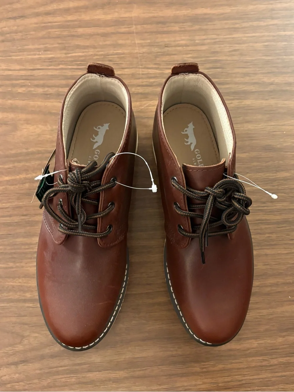 Brand new never worn men’s brown Golden Fox Heritage Chukka boot.  Size 6.5